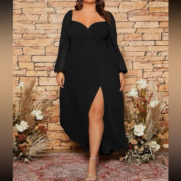 Dresses & Skirts - Plus size sweetheart neck party formal dress